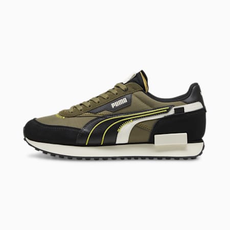 รองเท้ากีฬา Future Rider Displaced, PUMA Olive-Frosted Ivory, small-THA