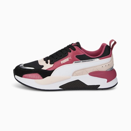 รองเท้ากีฬา X-Ray² Square SD, Puma Black-Puma White-Dusty Orchid-Island Pink-Puma Silver, small-THA