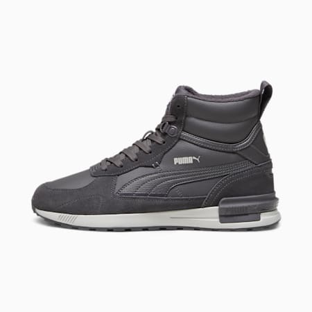 Graviton Mid Sneakers, Dark Coal-Dark Coal-Ash Gray, small