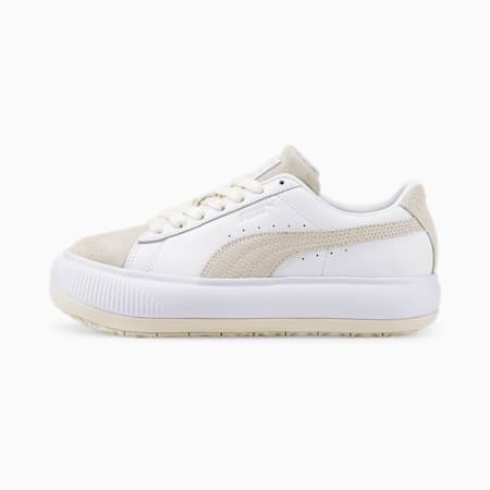 Suede Mayu Women's Trainers, Puma White-Marshmallow, small-GBR