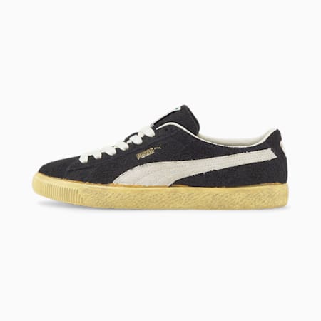 Suede VTG The NeverWorn Sneakers, Puma Black-Whisper White-Mellow Yellow, small