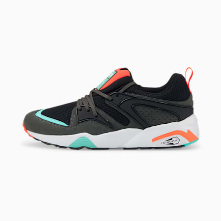 Blaze of Glory "Reverse Classics" Trainers, Puma Black-Steel Gray-Fiery Coral, small-PHL