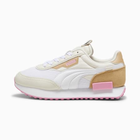 Future Rider Pastel Trainers Women, PUMA White-Mauved Out, small