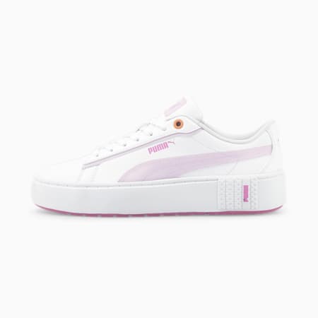 Smash Platform v2 Candy Women's Trainers, Puma White-Lavender Fog, small-SEA