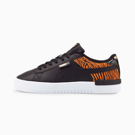 Jada Tiger Women's Shoes, Puma Black-Puma Black-Vibrant Orange-Puma Team Gold, small-IND