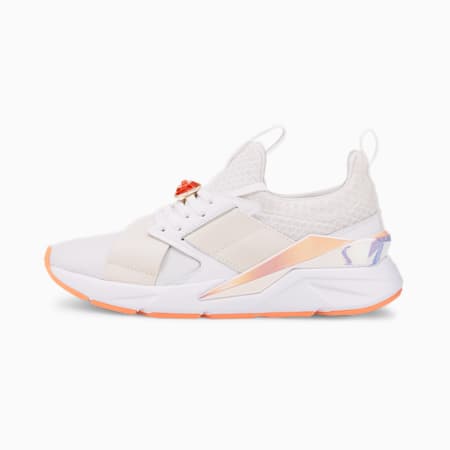 Muse X5 Crystal Galaxy Women's Sneakers, Puma White-Peach Pink-Pristine, small-IND