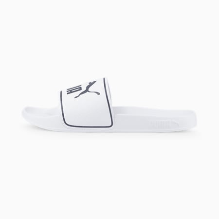 Leadcat 2.0 Unisex Slides, Puma White-Puma Black, small-AUS