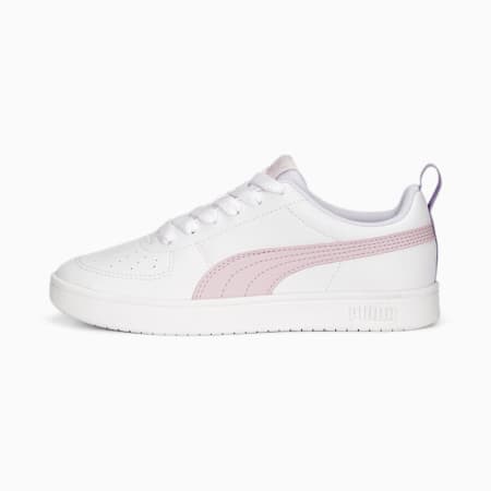 รองเท้ากีฬาเด็กโต Rickie, PUMA White-Pearl Pink-Vivid Violet, small-THA