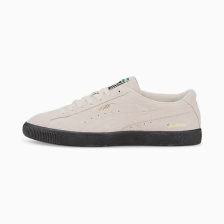 low top suede pumas