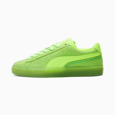 Zapatos deportivos Suede Triplex Mono JR, Green Glare-Green Flash-Irish Green, pequeño