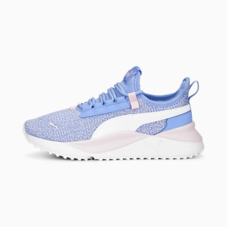 Pacer Easy Street Youth Trainers, Intense Lavender-PUMA White-Pearl Pink, small-SEA