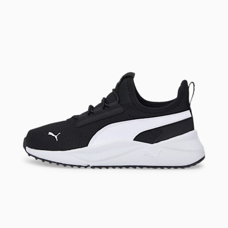 Pacer Easy Street AC Kids' Trainers, Puma Black-Puma Black, small-SEA