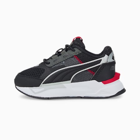 Mirage Sport Tech Babies' Sneakers, Puma Black-Dark Shadow-High Risk Red, small-AUS