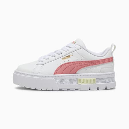 Mayze Sneakers Kinder, PUMA White-Passionfruit, small