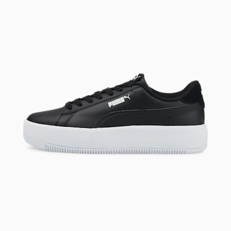 Lily Platform Laced Women's Trainers, Puma Black-Puma Black-Puma White, small-THA