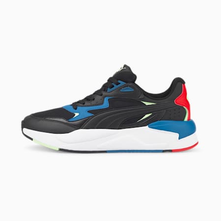 X-Ray Speed Trainers, Puma Black-Puma Black-Vallarta Blue-Paradise Green, small-SEA