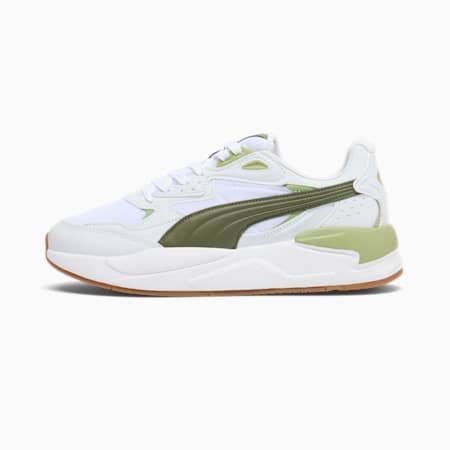 X-Ray Speed Trainers, Silver Mist-Green Moss-PUMA White, small-PHL