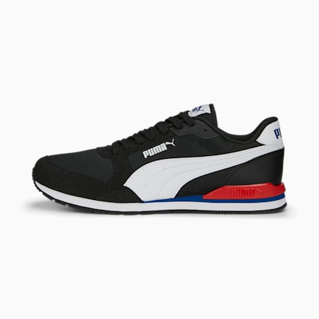 ST Runner v3 Mesh Trainers, PUMA Black-PUMA White-For All Time Red, small-DFA