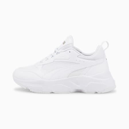 Damskie buty sportowe Cassia, Puma White-Puma White-Puma Team Gold, small