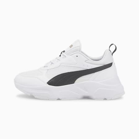 Cassia Women's Trainers, Puma White-Puma Black-Puma Team Gold, small-PHL