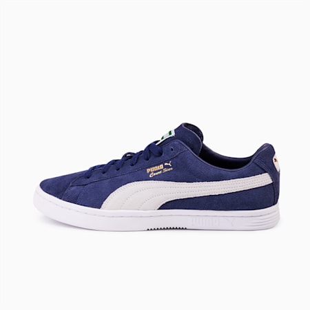 Court Star Suede Trainers, Peacoat-Puma White-Puma Team Gold, small-PHL