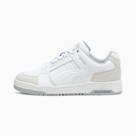 Slipstream Lo Retro-Sneakers, PUMA White-Cool Mid Gray, small