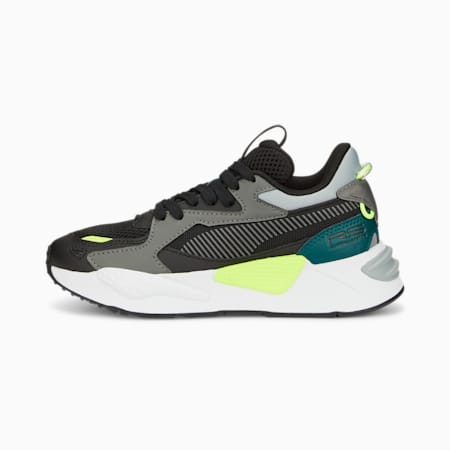 RS-Z Core Youth Trainers, Puma Black-PUMA White, small-DFA