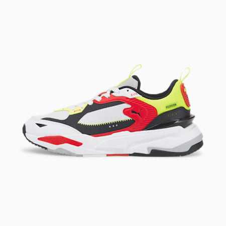 RS-Fast Limiter Youth Trainers, Puma White-High Risk Red-Puma Black, small