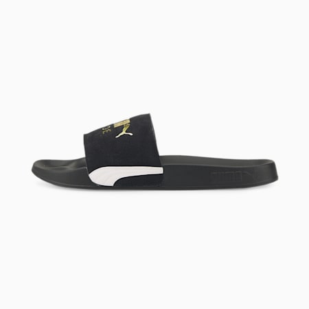 Leadcat 2.0 Suede Classic Sandals, Puma Black-Puma Team Gold, small-IDN