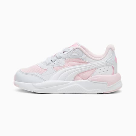 X-Ray Speed AC Kids' Trainers, Whisp Of Pink-PUMA White-Silver Mist, small