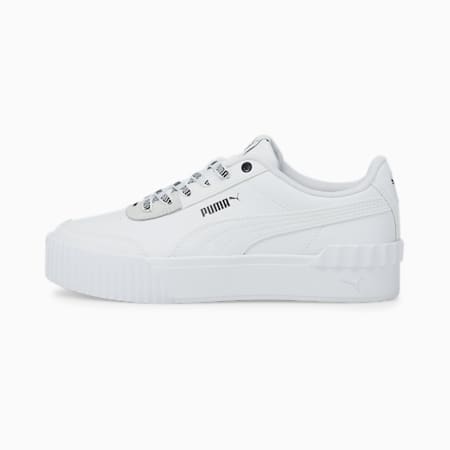 puma white carina trainers