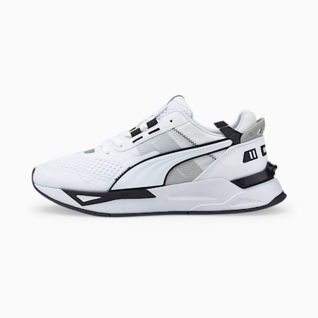 Mirage Sport Tech B+W Sneakers, Puma White-Puma Silver, small-AUS