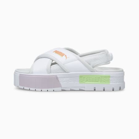 Mayze Mismatched Women's Sandals, Puma White-Nimbus Cloud, small-PHL