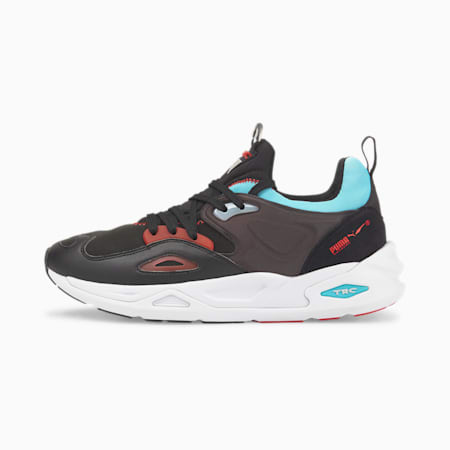 TRC Blaze Tech Trainers, Puma Black-High Risk Red, small-SEA