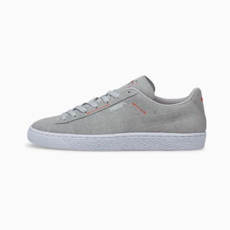 Suede RE:Collection Sneakers, Harbor Mist-Puma White, small-AUS