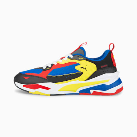 RS-Fast Limiter Sneakers, Puma Black-Dandelion-High Risk Red, small