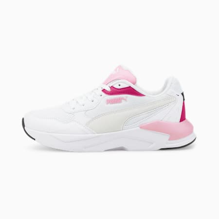 X-Ray Speed Lite Youth Trainers, Puma White-Nimbus Cloud-Festival Fuchsia-PRISM PINK, small-GBR