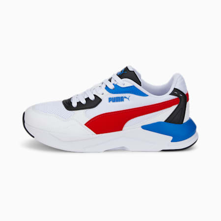 X-Ray Speed Lite Youth Trainers, Puma White-High Risk Red-Victoria Blue-Puma Black, small-DFA