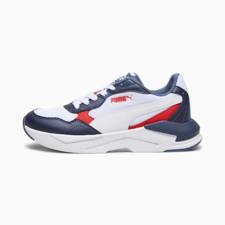 X-Ray Speed Lite Youth Trainers, PUMA Navy-PUMA White-For All Time Red-Inky Blue, small-AUS