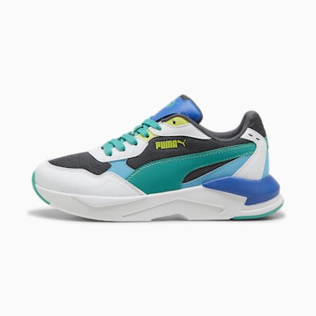 X-Ray Speed Lite Youth Trainers, Strong Gray-Sparkling Green-PUMA White-Bright Aqua, small