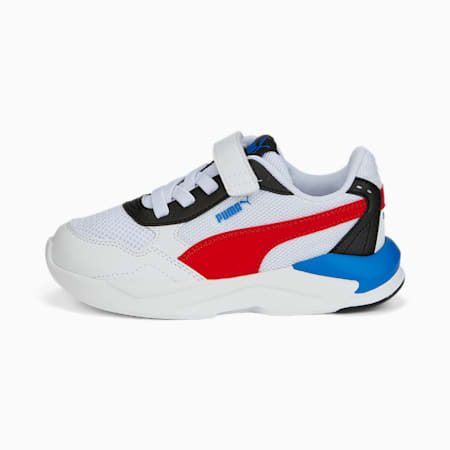 נעלי ספורט לילדים X-Ray Speed Lite AC, Puma White-High Risk Red-Victoria Blue-Puma Black, small-DFA