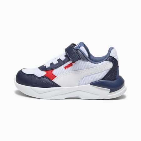 X-Ray Speed Lite AC Kids' Trainers, PUMA Navy-PUMA White-For All Time Red-Inky Blue, small