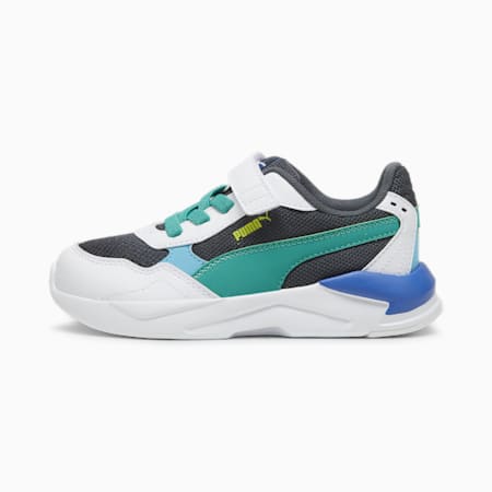X-Ray Speed Lite AC Kids' Trainers, Strong Gray-Sparkling Green-PUMA White-Bright Aqua, small