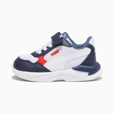 X-Ray Speed Lite AC Babies' Trainers, PUMA Navy-PUMA White-For All Time Red-Inky Blue, small