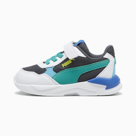 X-Ray Speed Lite AC sportschoenen voor baby's, Strong Gray-Sparkling Green-PUMA White-Bright Aqua, small