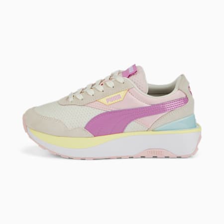 Cruise Rider Peony Girls Sneakers, Marshmallow-Mauve Pop, small-IND