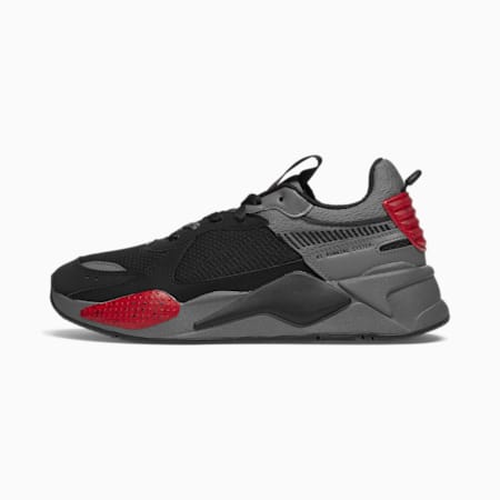 RS-X Halves Sneakers, CASTLEROCK-Puma Black-High Risk Red, small