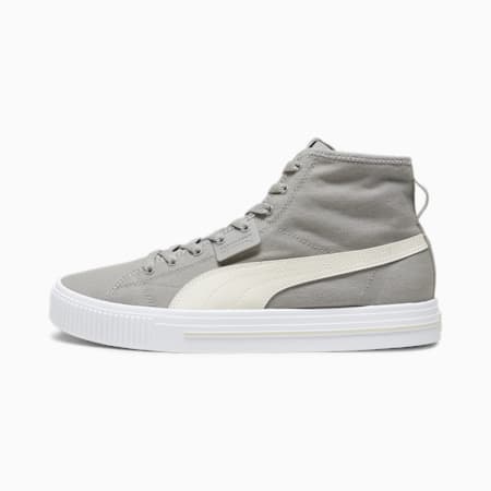 Ever Mid Sneakers, Concrete Gray-Alpine Snow-PUMA White, small-SEA