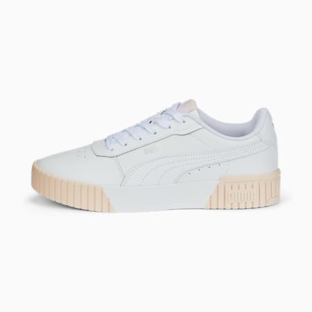 สนีกเกอร์ผู้หญิง Carina 2.0, Puma White-Puma White-Island Pink, small-THA