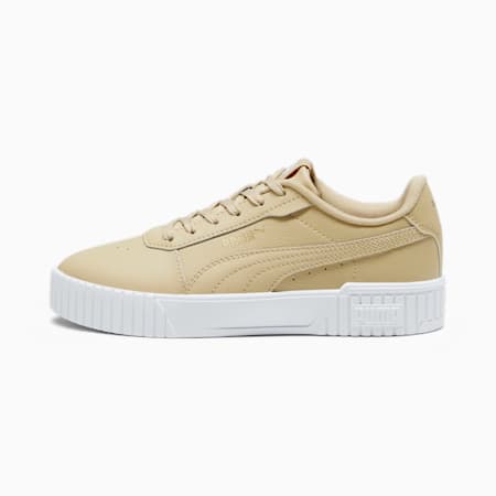 Carina 2.0 sneakers voor dames, Sand Dune-PUMA Gold-PUMA White, small